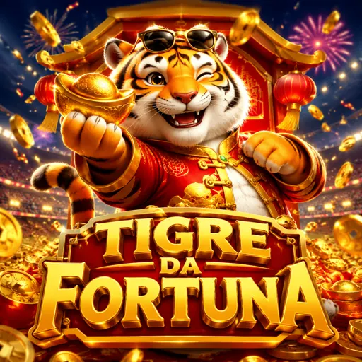 Cartão do jogo Fortune Tiger com tigre dourado e selo de RTP